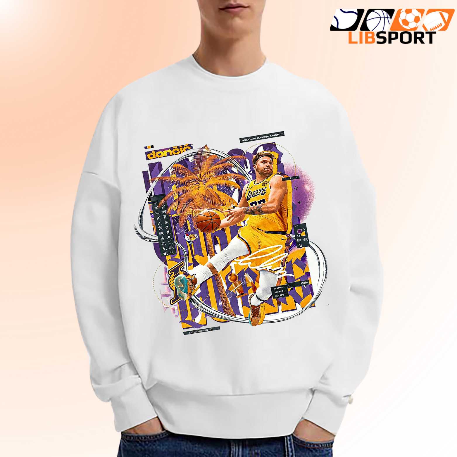 Luka Doncic T Shirt, Los Angeles Lakers Shirt, Streetwear Nba Tee